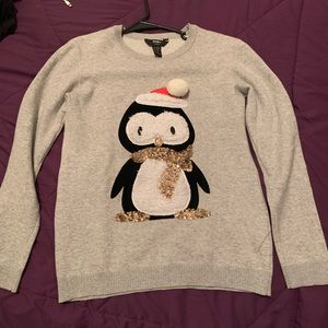 Penguin Santa Sweater